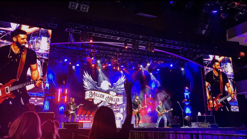 band on stage